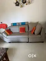 L shape sofa set