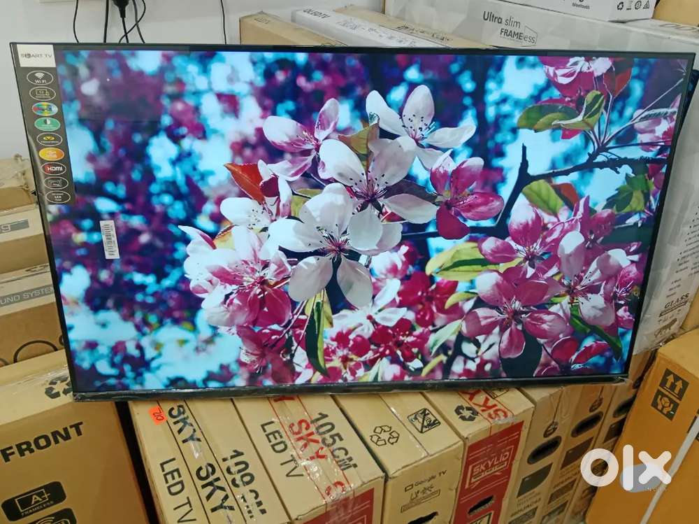Diwali Offer 43 4K Supported Smart LED TV  Frameless + Free Gift