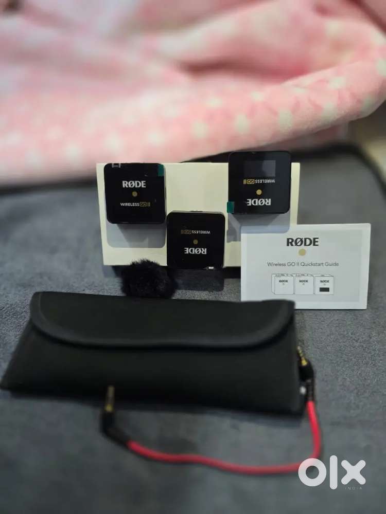 Rode Wireless Go II Dual Channel Wireless Microphone System, Black
