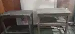 Bench wood with 2 chair  gaming bench food bench