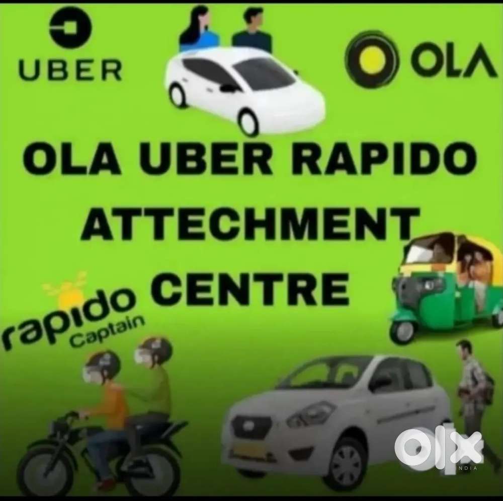 Ola uber rapido indrive porter cab bike attachment driver I'd