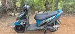 YAMAHA RAYZ R; MODEL 2016; SELF STARTER; BLACK & BLUE COLOUR; BS3 MODE