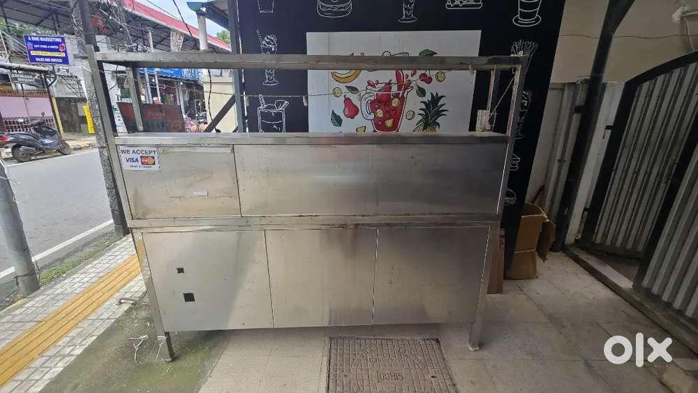 Juice table and 2 Freezers for sale