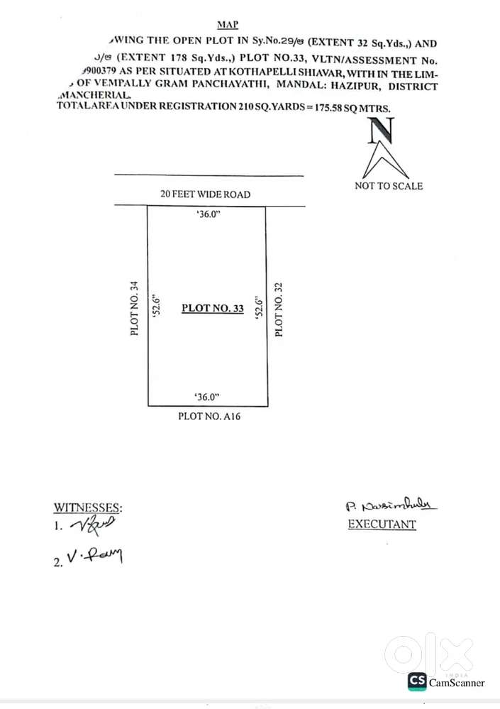 Main road second bit, Vempalli RTO office, Mancherial