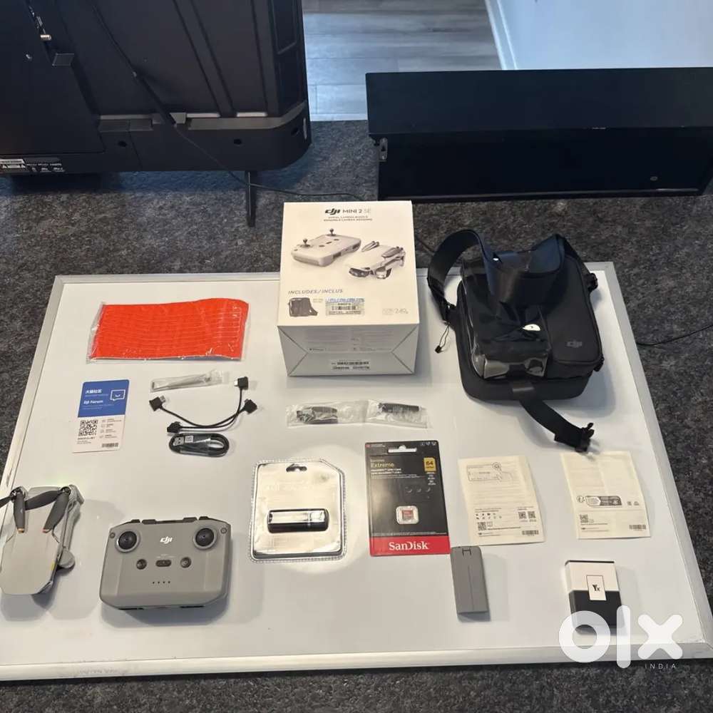 DJI Mini 2 SE Drone Bundle 2 Batteries Case Charger 2nd set of ctrl