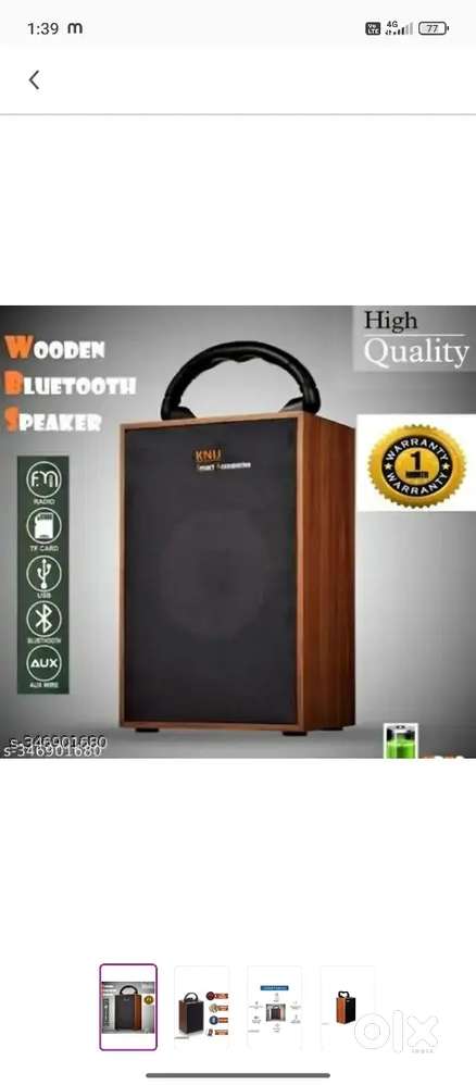 Ad wooden bluetooth speaker with
Dolby sound Effect speaker