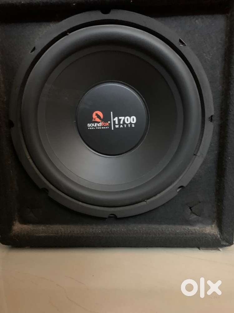 2 subwoofer and 5.0 speaker system you need to play with amplifier