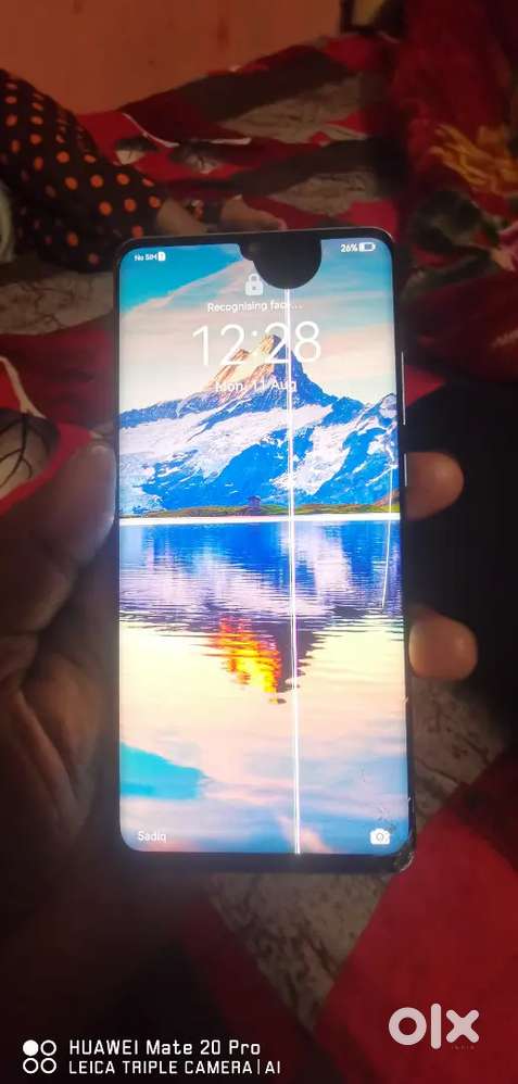 Huawei p30 pro 8gb 256 display line working condition
