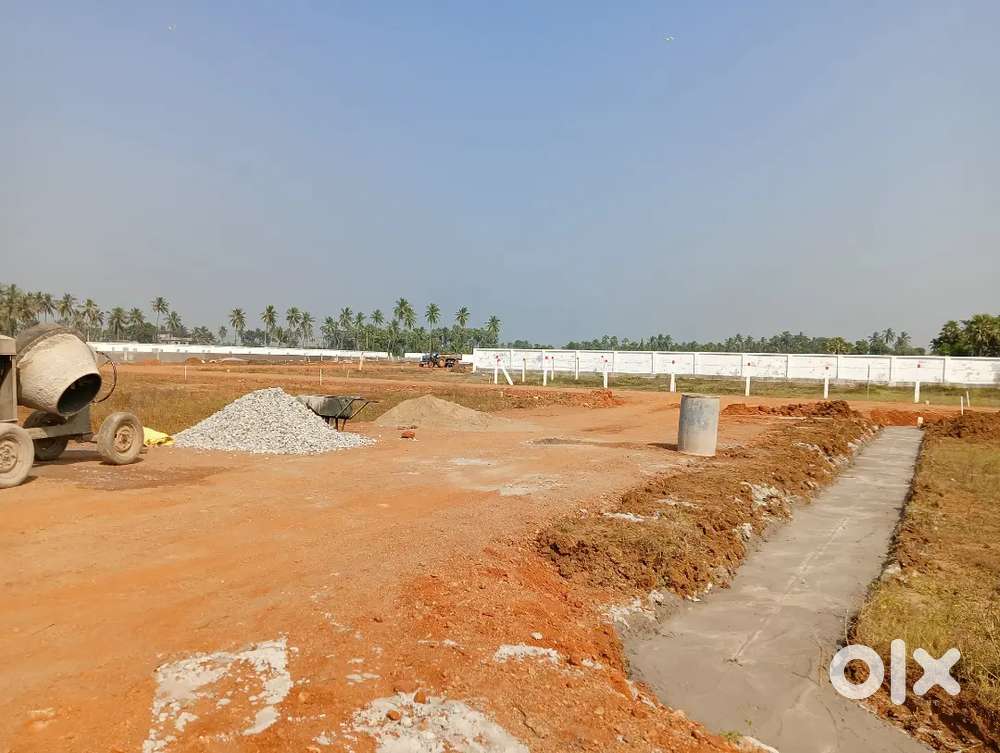 Lo cost land for sale in pusapatirega village 2.5 km distance in land