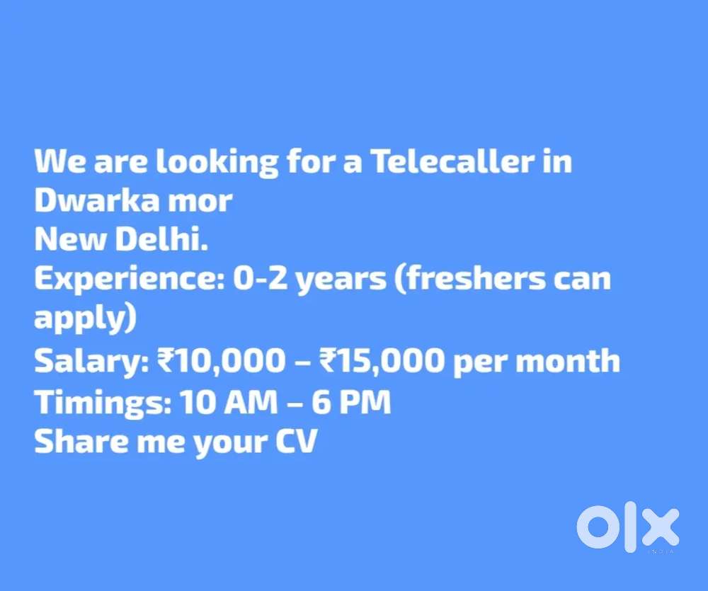 Telecalling job