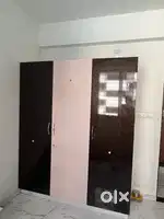Three door plywood wardrobe one year old