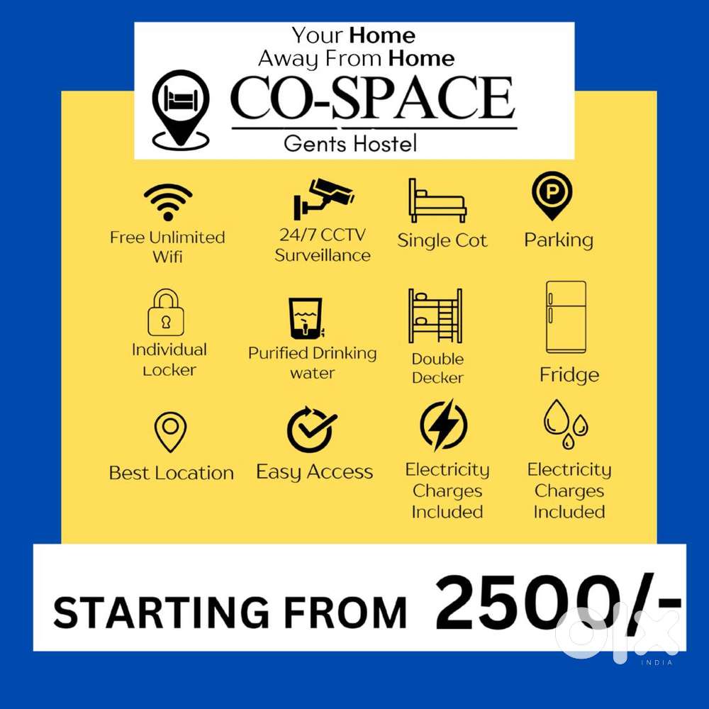 Gents hostel at vazhakala , padamughal , kakkanad , ernakulam, kerala