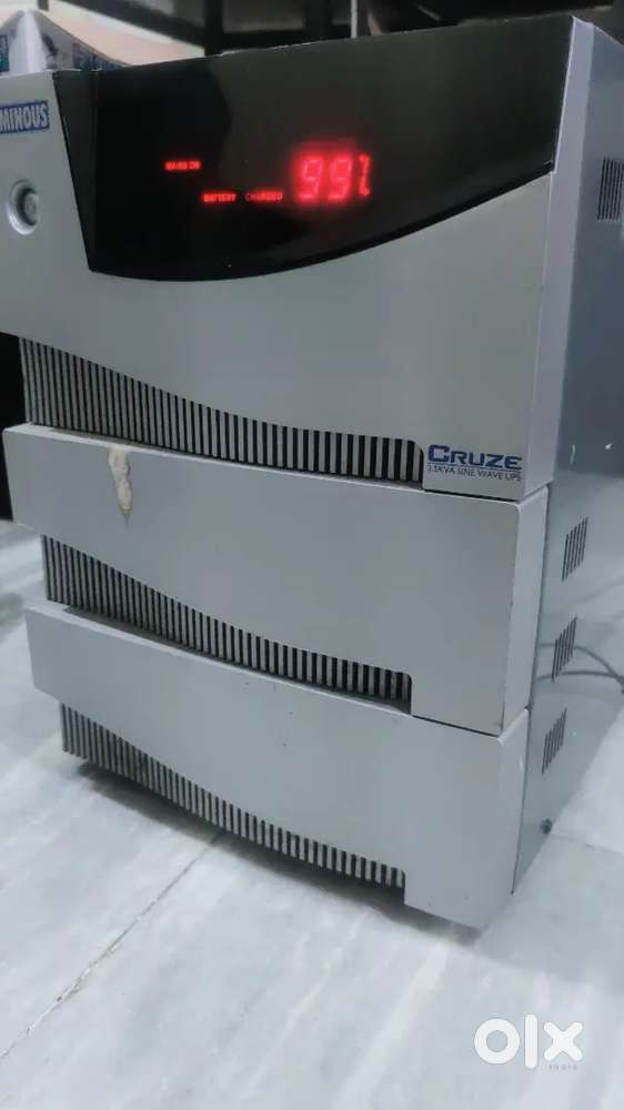 Luminous 3.5kv 48vdc + Amaron 150AH 4 batteries Excellent condition