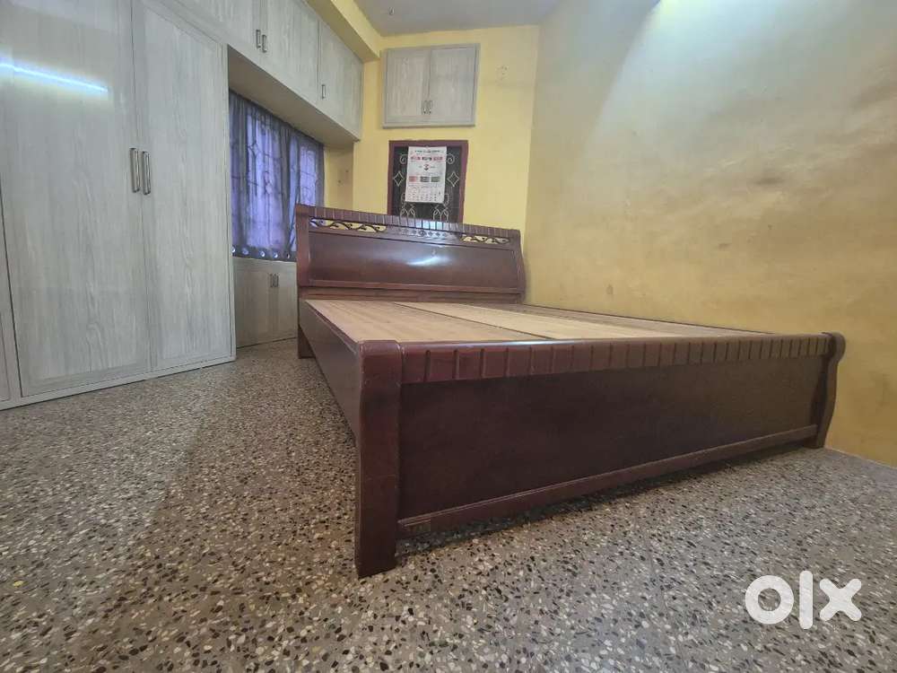 Teak Wood Double Cot