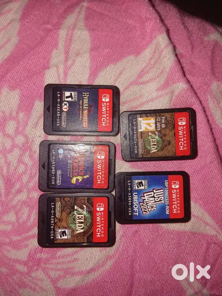 Nintendo switch game cards