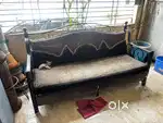 sofa set with 2 chair best condition (iron made)