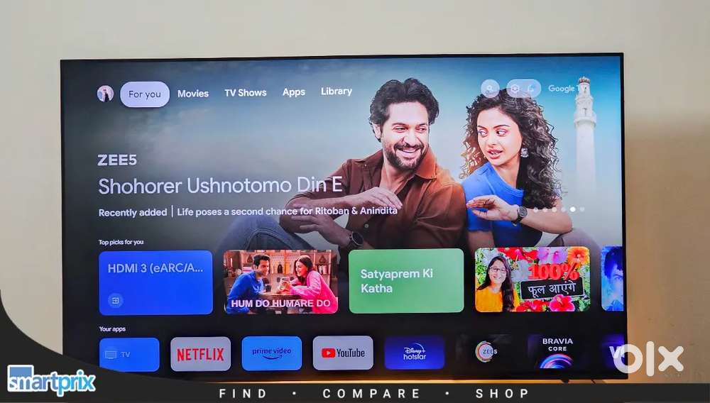 50 INCHES ANDROID SMART LED TV 30 DAYS USED