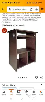 Computer table trolley