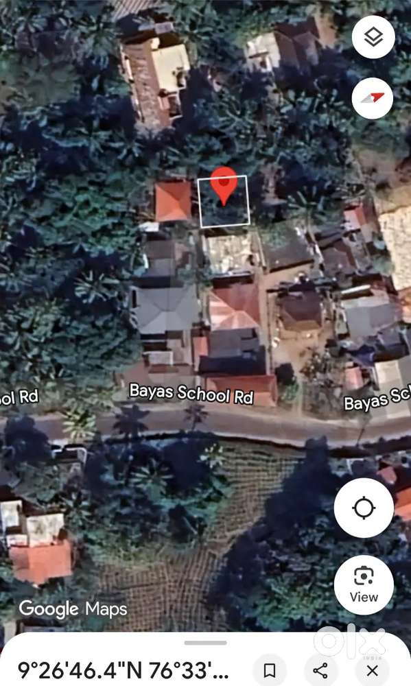 4 cent Residential plot for sale at Thrickodithanam