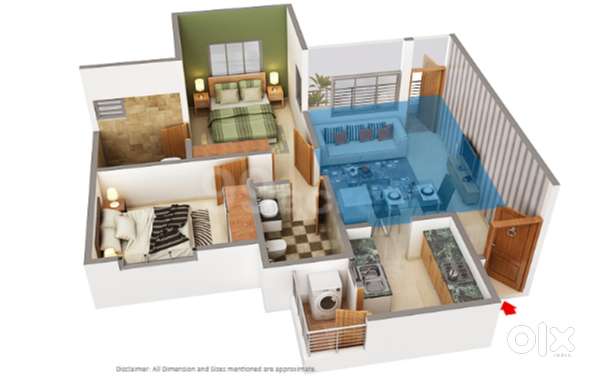 Book Ready to Move 2 BHK Flats at jamtha Nagpur