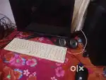 Full setup pc monitor of consistent and cpu Zebronics 8gb ram ie gen