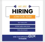 Requirement for fresher/experienced candidates for office work