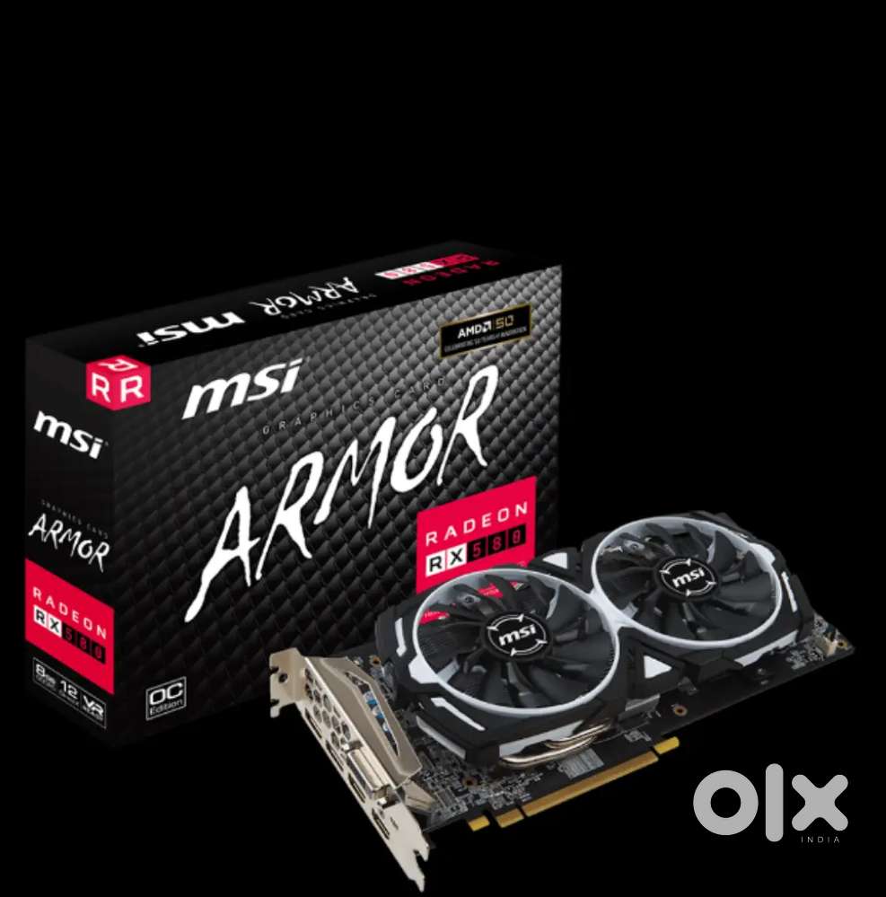 MSI RX 580 Armor OC Edition 8GB Graphics Card