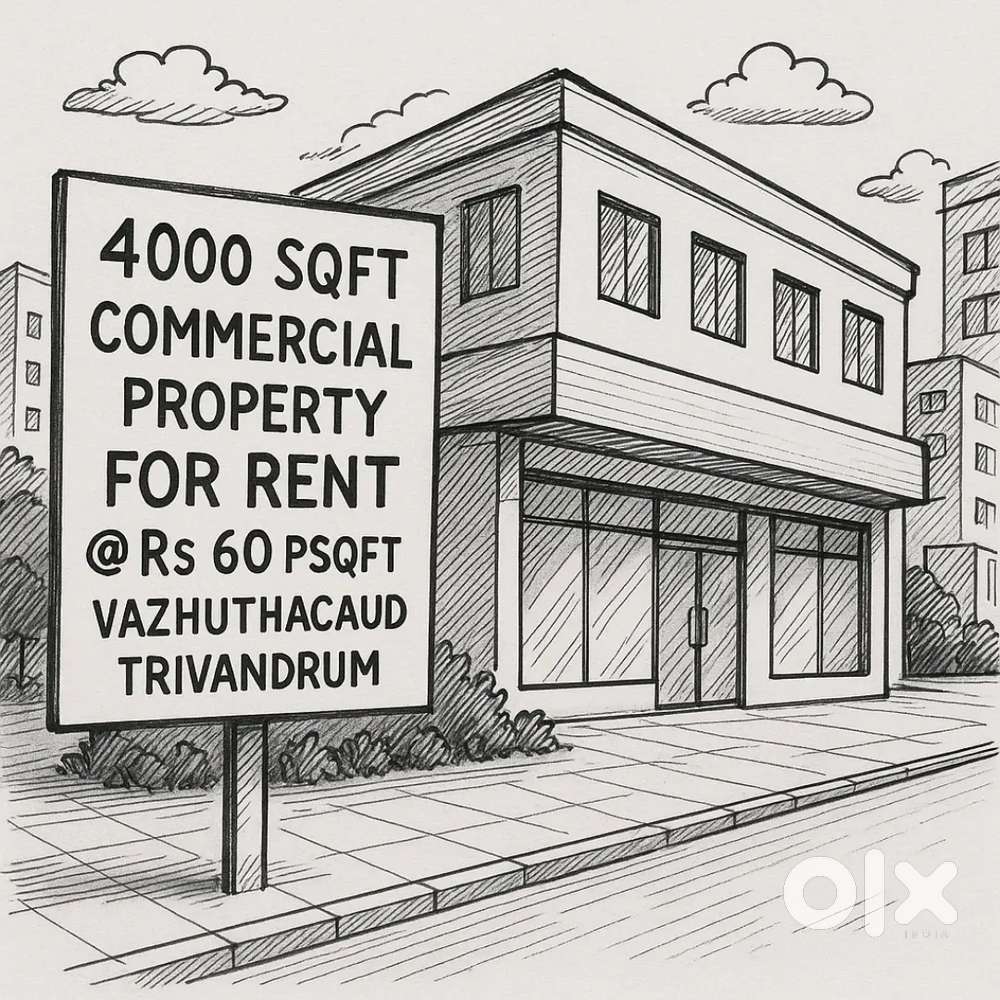 4000 sqft @ Vazhuthacaud main road trivandrum