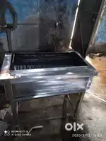 Old kitchen restaurant equipments chaap barbecue counter table sigdi