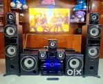 Sony music home thetre speakerpackage amplifier reciver muteki system