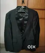 2 piece Suit Black Coat and Pant - Wedding/Formal/Office Wear