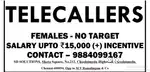 Wanted telecaller female only