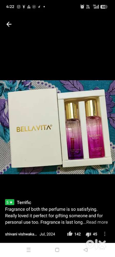BELLA VITA PERFUME NEW PACK