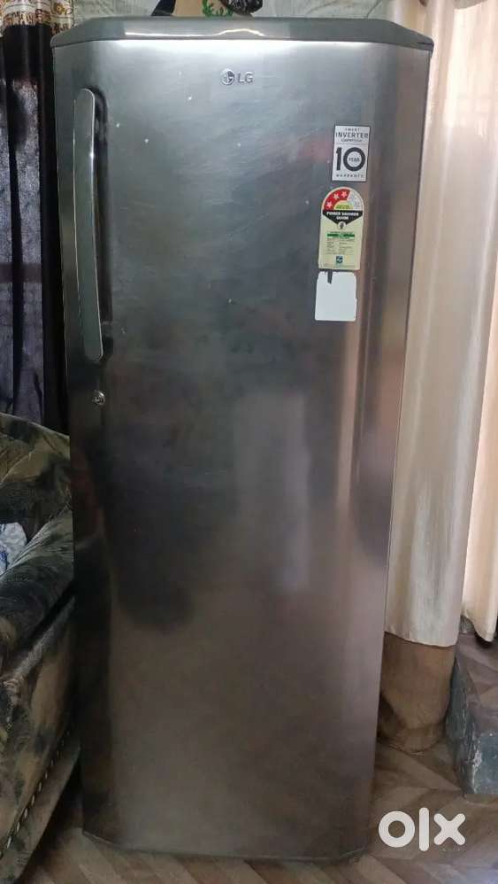 Olg refrigerator 2 years old blkl new condition