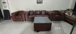 5 seater sofa with centre table