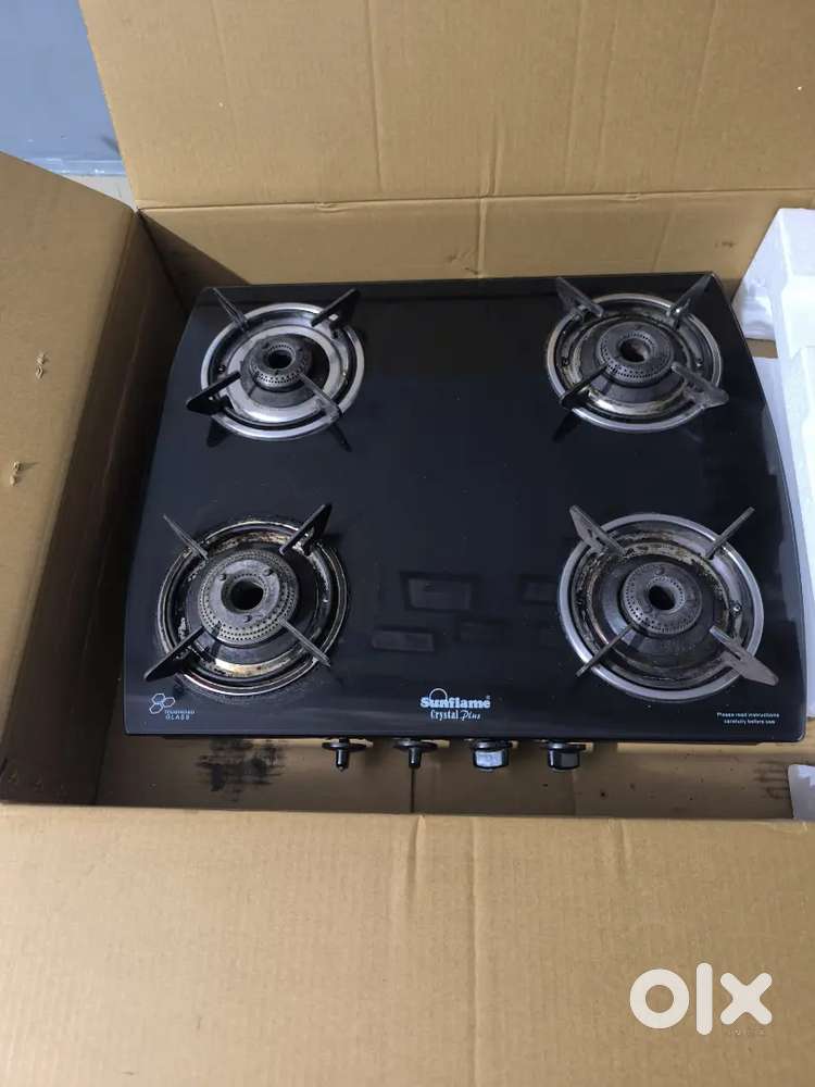 Sunflame brand 4 burner gas chulha