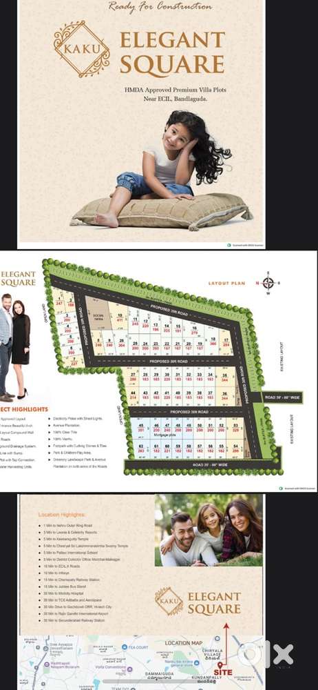 STARTING 59 lakhs, 167 sq yards VILLA PLOTS