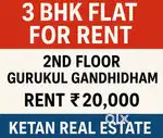 3 BHK Flat For Rent Gurukul 2nd Floor Ketan Real Estate