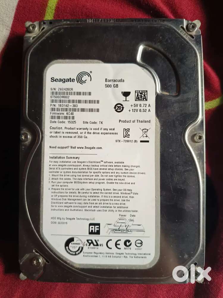 Seagate 500gb hardisk