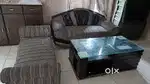 6 seater sofa with centre table