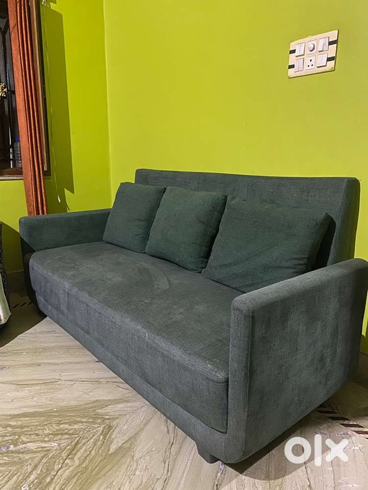 Comfortable 3-seater design — perfect for living room or office use.