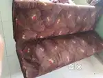 5Seater (3+1+1) sofa cum bed 30+yrs rexine-iron sofa in good condition