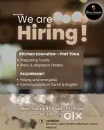 Kitchen Executive for food cart