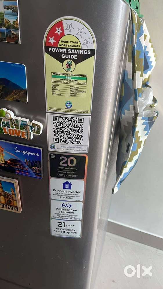 Samsung 183 L, 2 Star, Digital Inverter