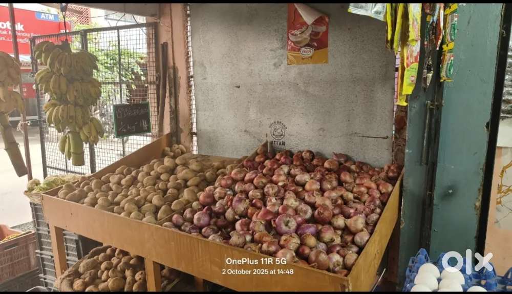 Vegetable & fruits Shop for rent... Rack setting all ready fixed...