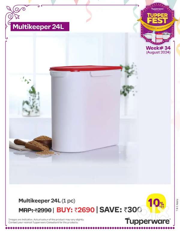 Tupperware multi keeper