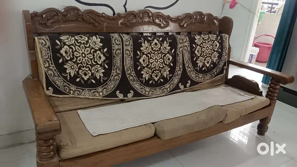 Wooden sofa