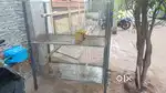 Birds Cage with trey and wood stick