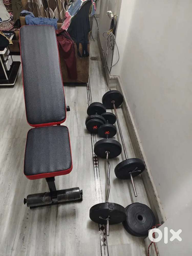 40 kg weight with banch