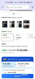 Iphone 16 pro 128 GB